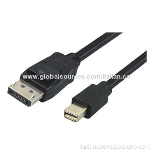 Display port male to mini display port male cableNew